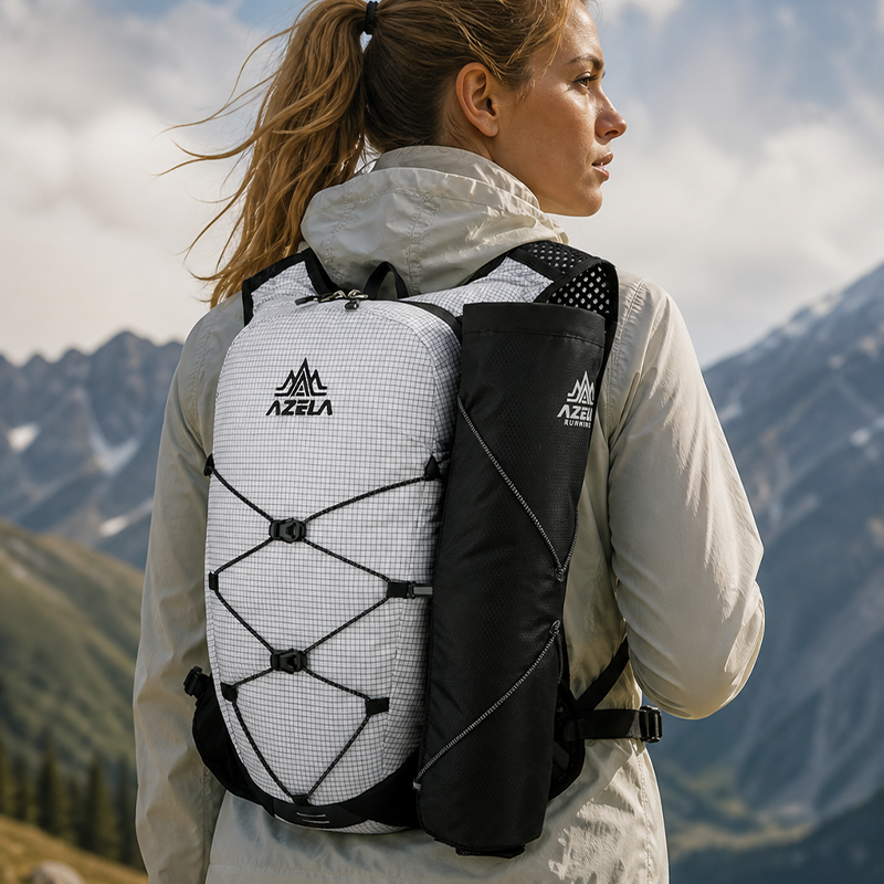 AZELA Trekking Pack A1343 – Lightweight Black/White