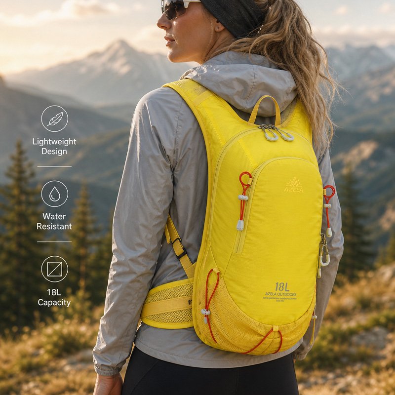 AZELA Trekking Pack 40L Lightweight Waterproof Hiking Backpack