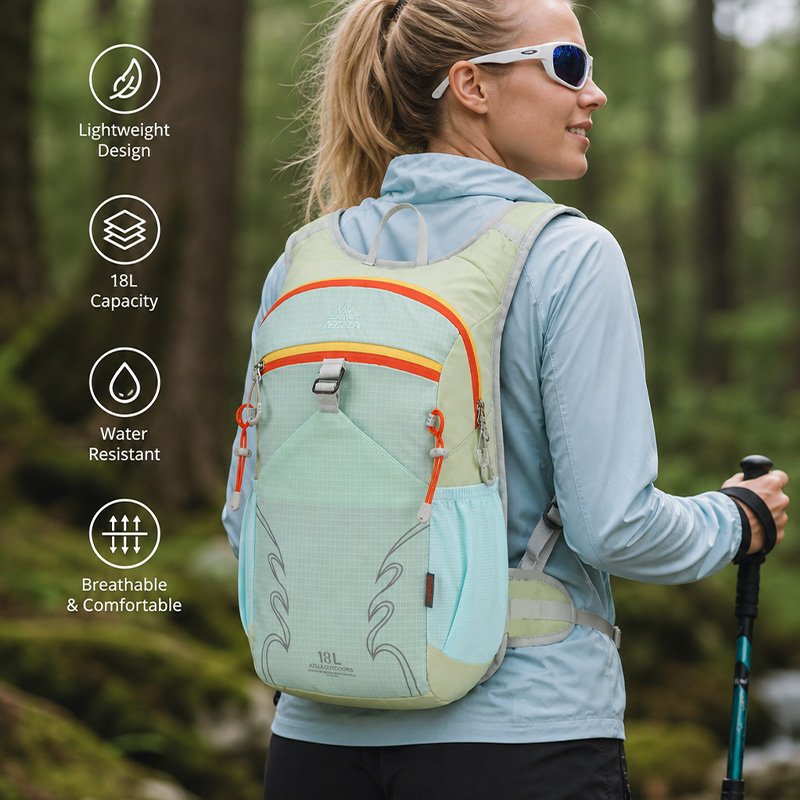 AZELA Trekking Pack 35L Lightweight Durable Travel Backpack