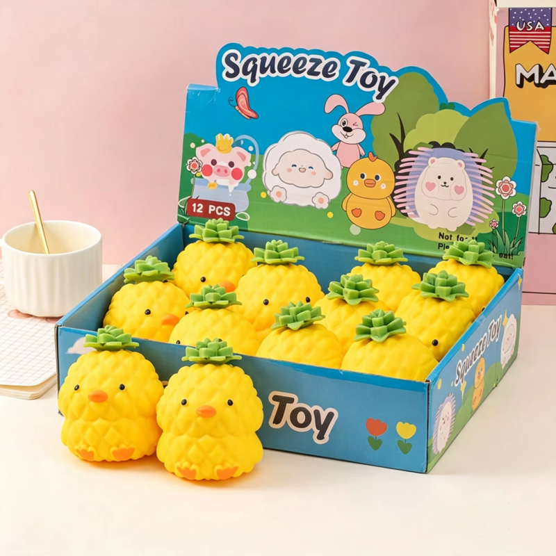 Cute and Funny Bobo Chicken Squeeze Toy Stress Relief Squishy Toy for Boys and Girls to Collect