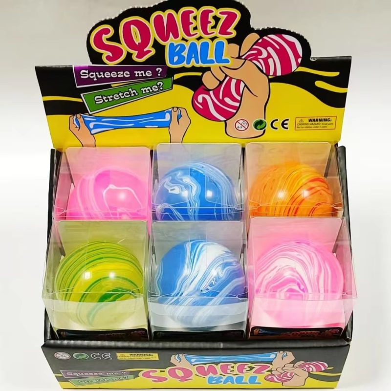 Crystal Maltose-shaped Stress Relief Toy with Fun Patterns, Colorful and Squeezable for Both Stretching and Compressing