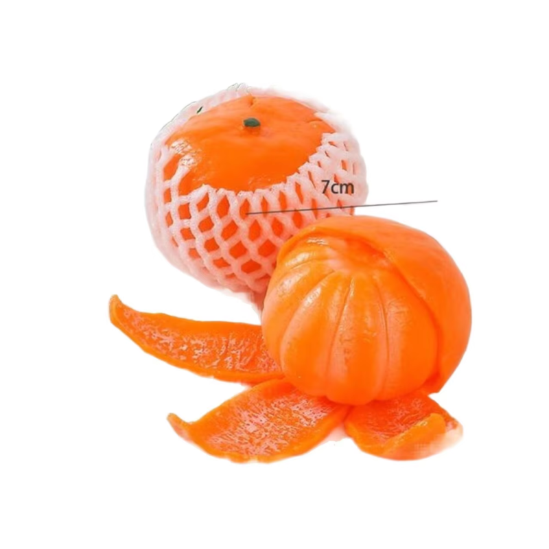Simulated Orange Stress-relief Squeeze Toy, Slow Rebound Creative Funny Squeeze Toy