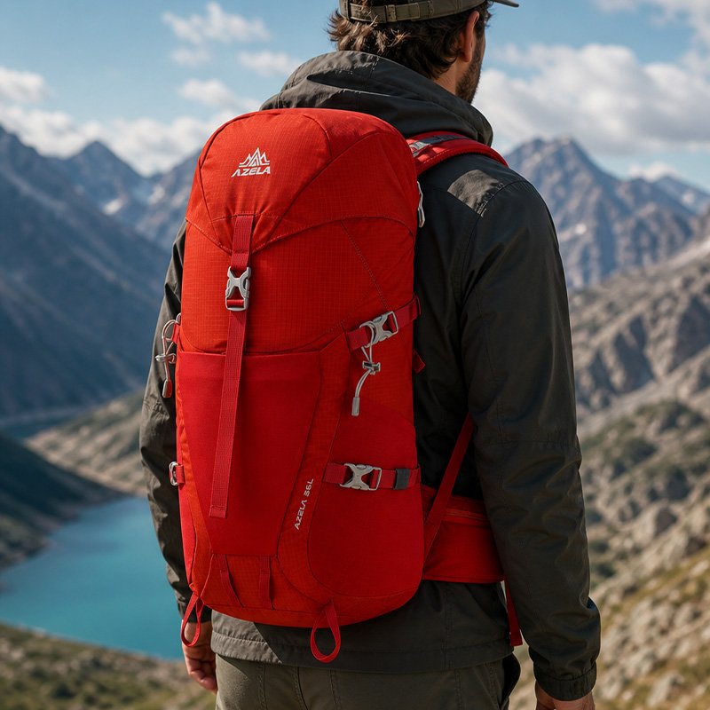 AZELA Premium Trekking Pack 35L Lightweight Backpack for Hiking
