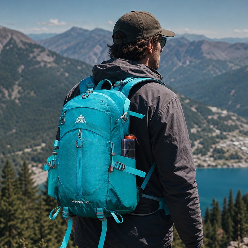 AZELA Premium Trekking Pack 45L Waterproof Durable Backpack
