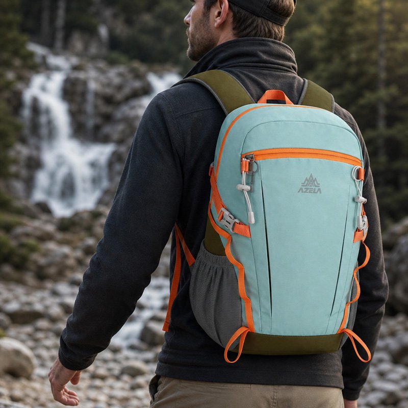 AZELA Trekking Pack 35L Lightweight Gray Blue Black
