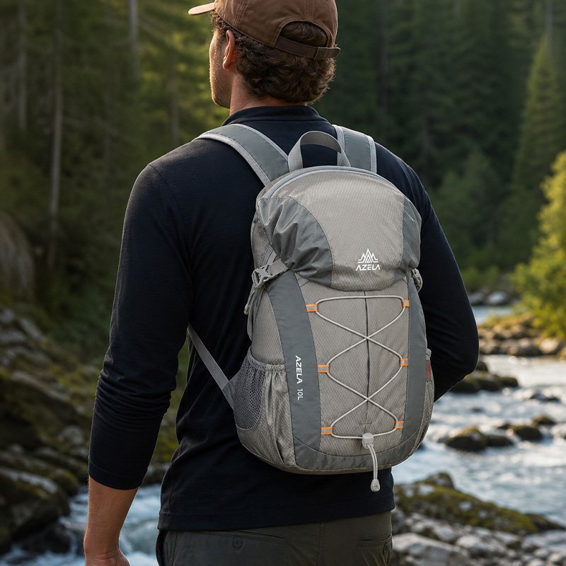 AZELA Hiking Daypack 30L Lightweight with Water-Resistant Design