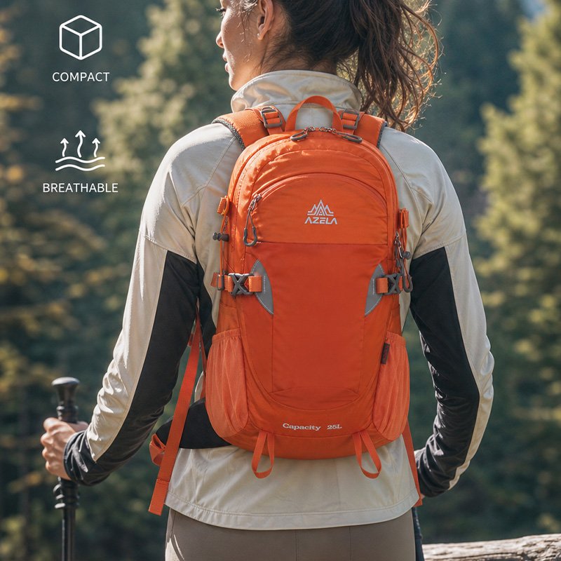 AZELA Trekking Pack 25L Lightweight Durable Backpack