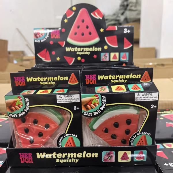 Creative Simulation Watermelon Stress Relief Squeeze Toy Slow Rebound Squishy Toy