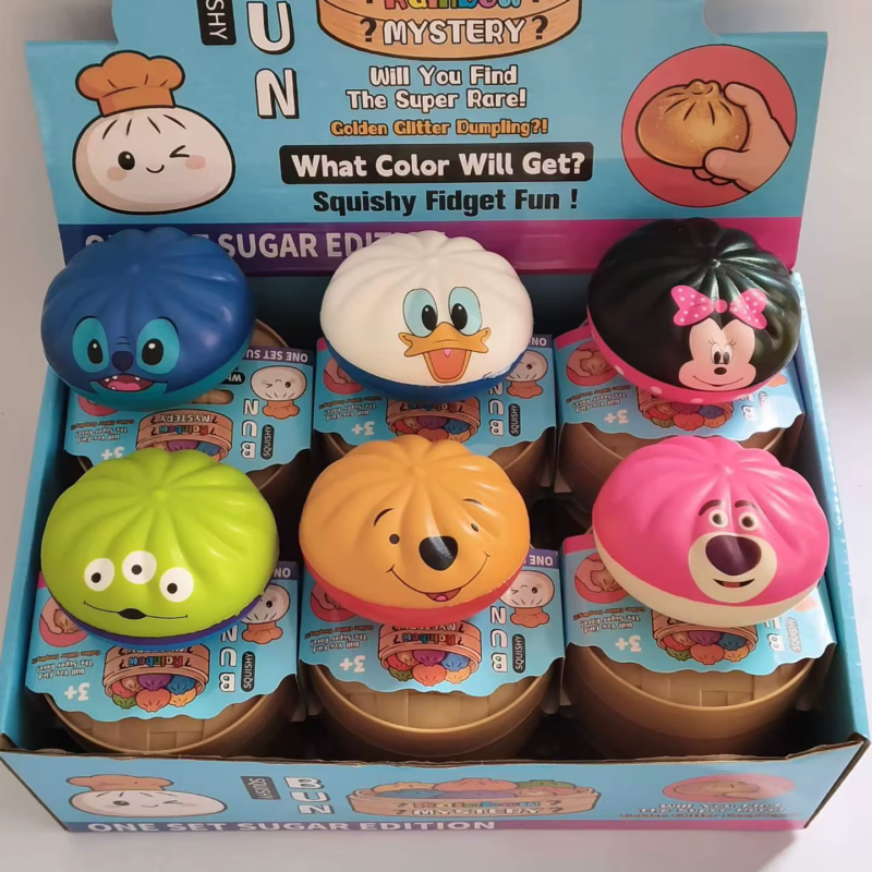 Pressure Relief Masterpiece: Big Steamed Buns – Xiaolongbao Slow-Rebound Stress-Relief Toy