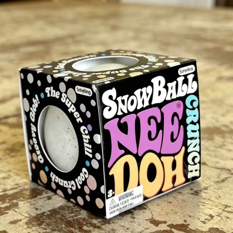 NEE DOH Different Color Snowball Squeeze Toys, Stress Relief Squishy Rebound Squeeze Toys, Suitable for Boys and Girls to Collect