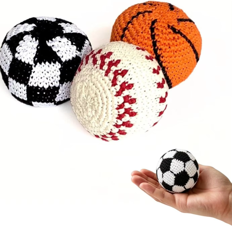 Creative and Quirky Hand-woven Sandbags in Various Styles, Practical and Unique, Perfect for Collection by Both Boys and Girls.