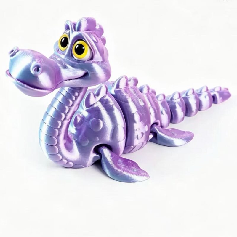 3D Printed Loch Ness Monster Popular Cute Collectible Figurine, Kids’ Toy, Creative Model Bean Doll