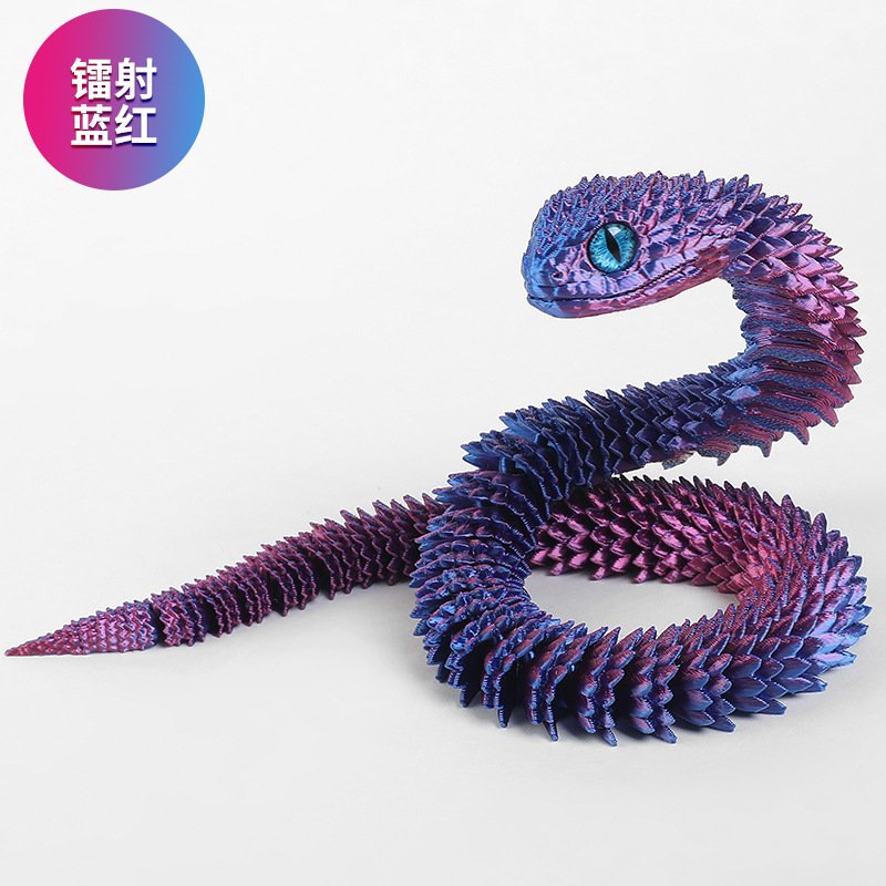 3D-printed viper joint movable figure toy collectible model laser bionic